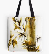"Morning Light" Original acrylic and ink bamboo painting. Tote Bag