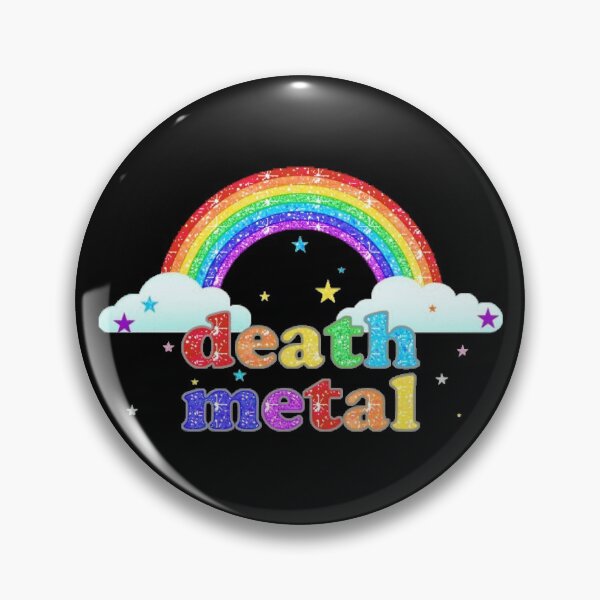 Item preview, Death Metal Rainbows - Funny Heavy Metal Meme Design designed and sold by OgTopp.