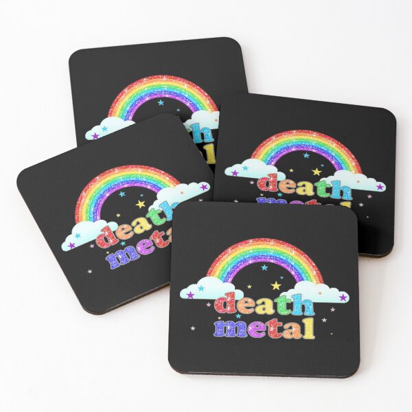 Item preview, Death Metal Rainbows - Funny Heavy Metal Meme Design designed and sold by OgTopp.
