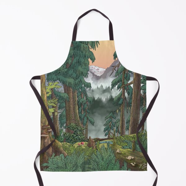 Item preview, Temperate rainforest in the Pacific Northwest designed and sold by Ruusa Lahti.