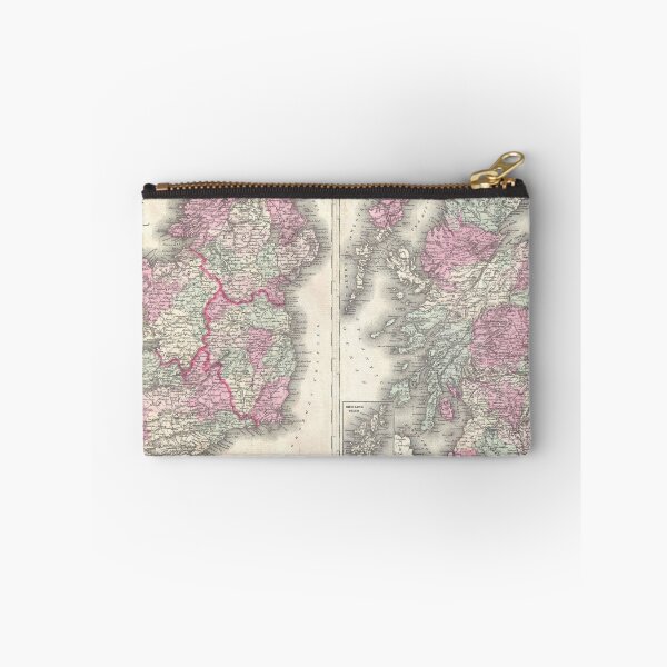 Item preview, Vintage Map of Ireland and Scotland (1862) designed and sold by BravuraMedia.