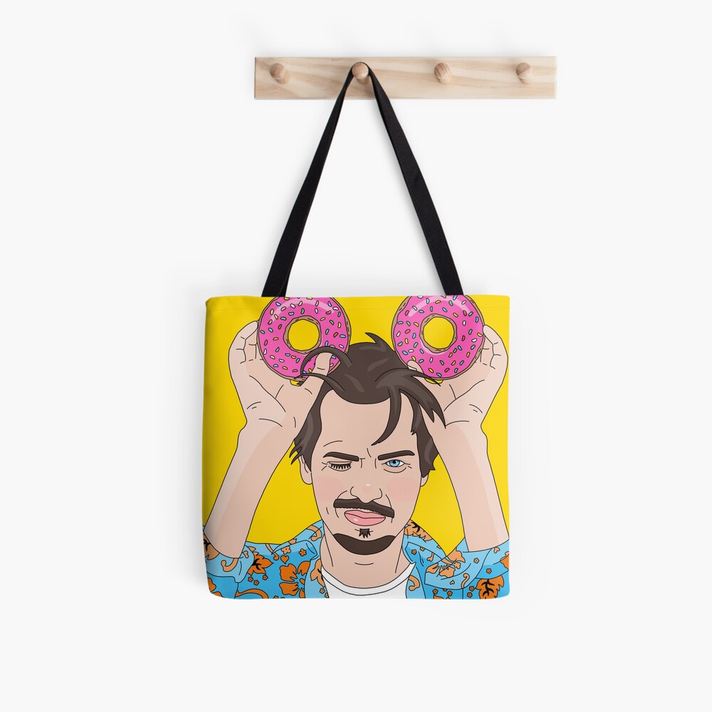 Steve Buscemi Donuts Fear Loathing Tote Bag