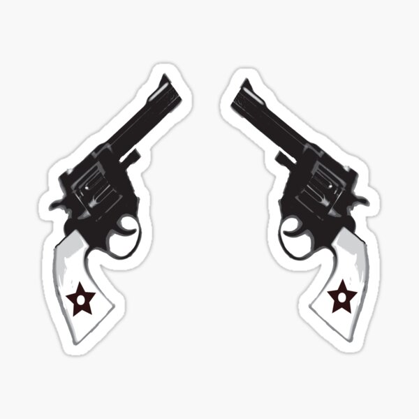 Stickers Cowboy revolver - Autocollant muraux et deco