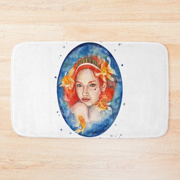 Item preview, Surrealistic watercolor portrait designed and sold by Pappzauber.
