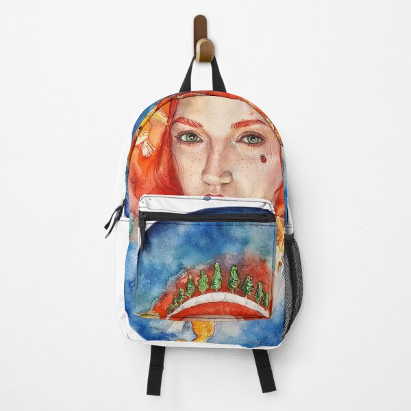 Item preview, Surrealistic watercolor portrait designed and sold by Pappzauber.