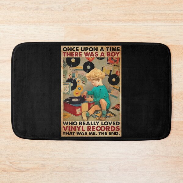 Item preview, Once Upon A Time There Was A Boy Who Really Loved Vinyl Records designed and sold by MagicatcoArt.