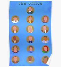 The Office Minimalist Cast Poster
