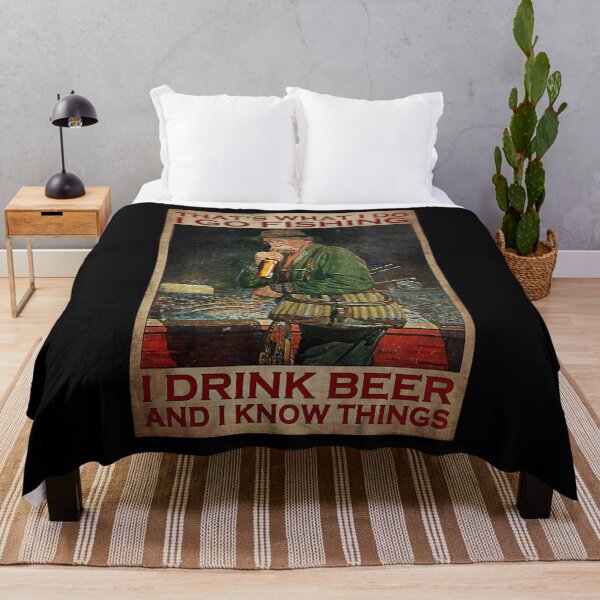 Item preview, That's What I Do I Go Fishing I Drink Beer And I Know Things - Fisherman Beer designed and sold by douglasNVD.