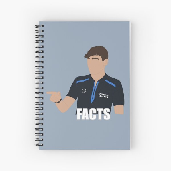 George Russell “FACTS” Spiral Notebook