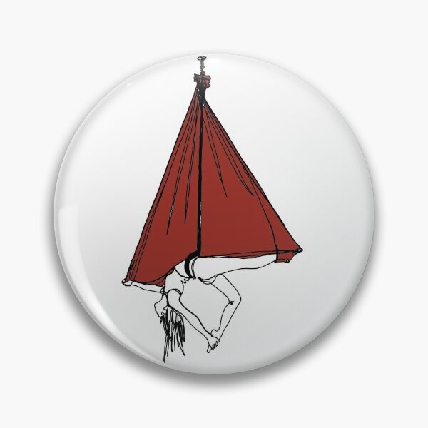 Item preview, Aerial Yoga Girl - Red Silk Hammock  designed and sold by Arkneer.