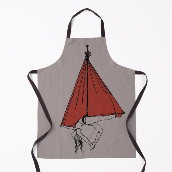 Item preview, Aerial Yoga Girl - Red Silk Hammock designed and sold by Arkneer.
