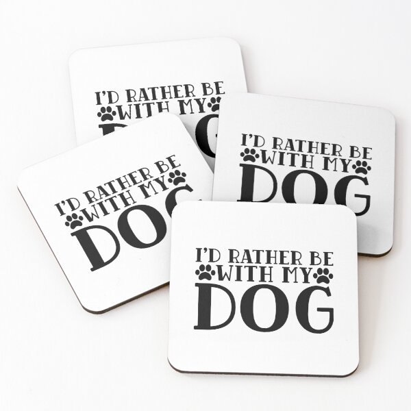 Item preview, I'd Rather Be With My Dog designed and sold by obedtheartist.
