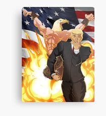 Trump's Bizarre Election - Jojo's Bizarre Adventure Trump Metal Print