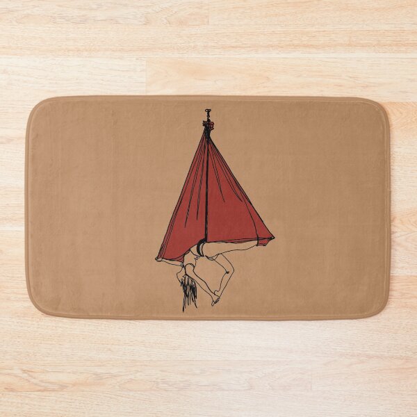 Item preview, Aerial Yoga Girl - Red Silk Hammock  designed and sold by Arkneer.