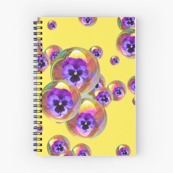 Item preview, SURREAL GOLD PANSY SOAP BUBBLES ABSTRACT ART designed and sold by sharlesart.