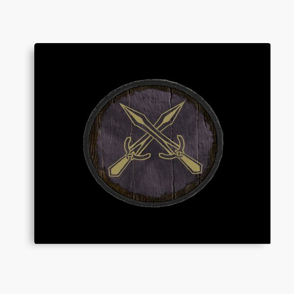 Riften Shield Canvas Print