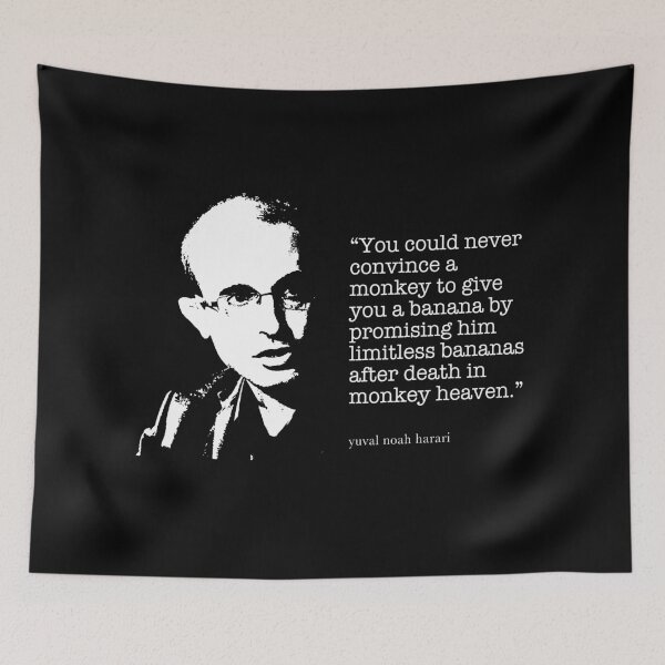 Item preview, Yuval Noah Harari Quote designed and sold by Melisa  Redondo.