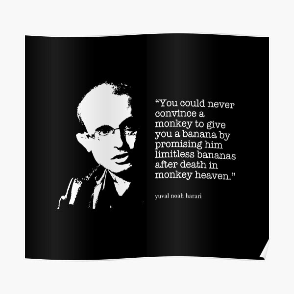 Yuval Noah Harari Quote Poster