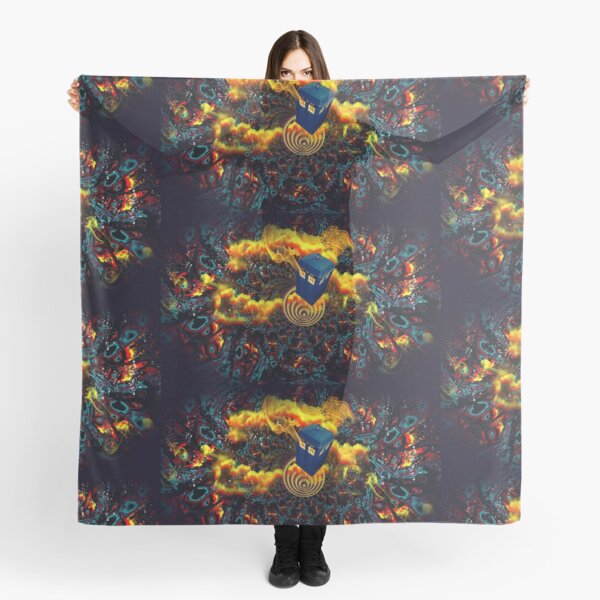 Fiery Vortex Scarf