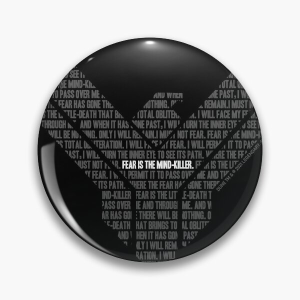Item preview, Dune 2021 Litany Against Fear Word Art  designed and sold by Merch-On.