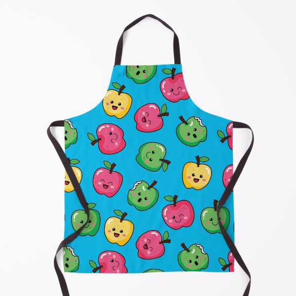 Artikelvorschau, Happy Apples blaues Muster entworfen und verkauft von keeleypost.
