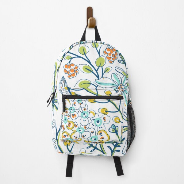 Item preview, blue flowers and leaves pattern designed and sold by SA Butterfly.