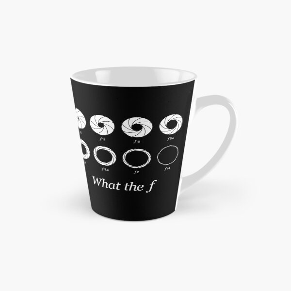 Item preview, What the f - Camera Lens Aperture f16 to f1.4 (On Black) designed and sold by STUDIO-72.