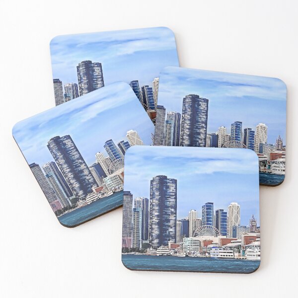 Item preview, Chicago IL - Lake Michigan near Navy Pier designed and sold by Susan Savad.