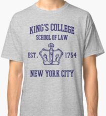 HAMILTON BROADWAY MUSICAL King's College School of Law Est. 1854 Greatest City in the World Classic T-Shirt