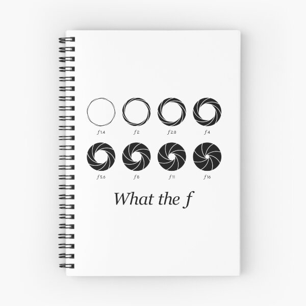 Item preview, What the f - Camera Lens Aperture f1.4 to f16 (On White) designed and sold by STUDIO-72.