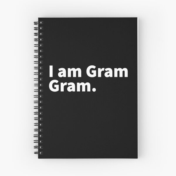 Item preview, Bold  white text design saying “I am Gram Gram.” The perfect gift for grandmother’s on a T-shirt, sticker, mug and more. designed and sold by PlainCrankyT.