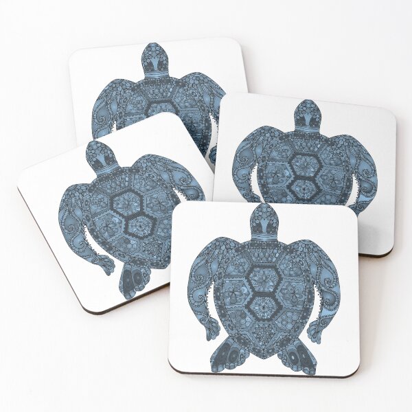 Item preview, Blue mandala turtle design  designed and sold by seelya83.