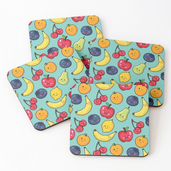 Item preview, Happy Fruit Green Pattern designed and sold by keeleypost.