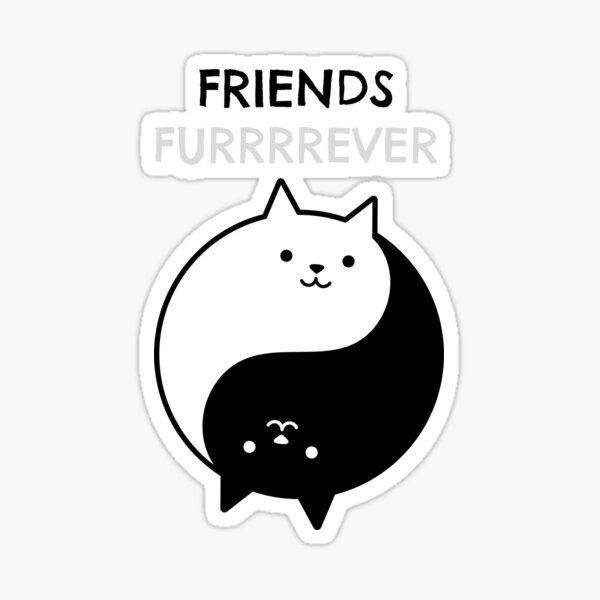 Forever Friends Cats Sticker
