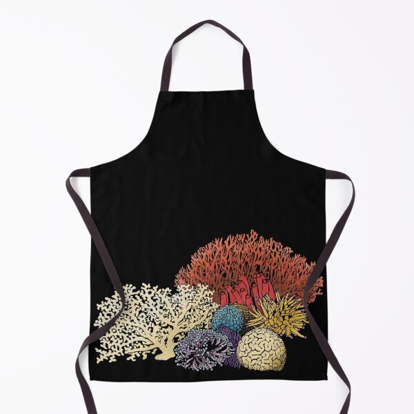 Item preview, Underwater coral in black background designed and sold by STG-Designs.