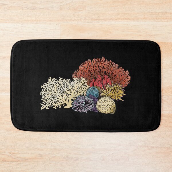 Item preview, Underwater coral in black background  designed and sold by STG-Designs.