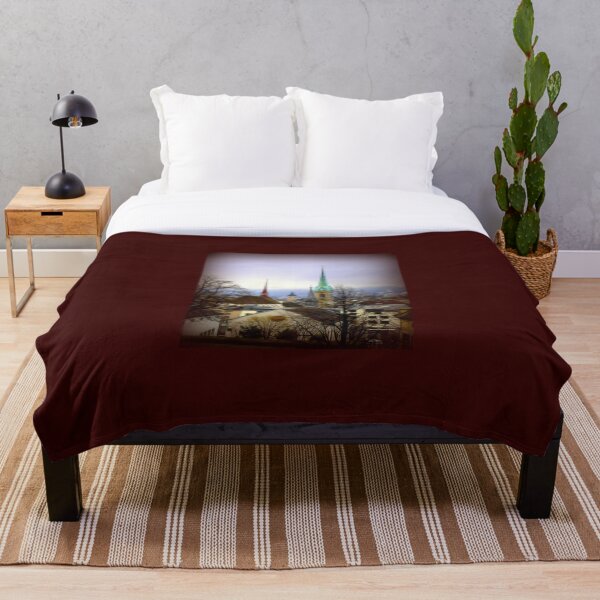 Item preview, Winter View Over Zurich designed and sold by Charmiene Maxwell-Batten.