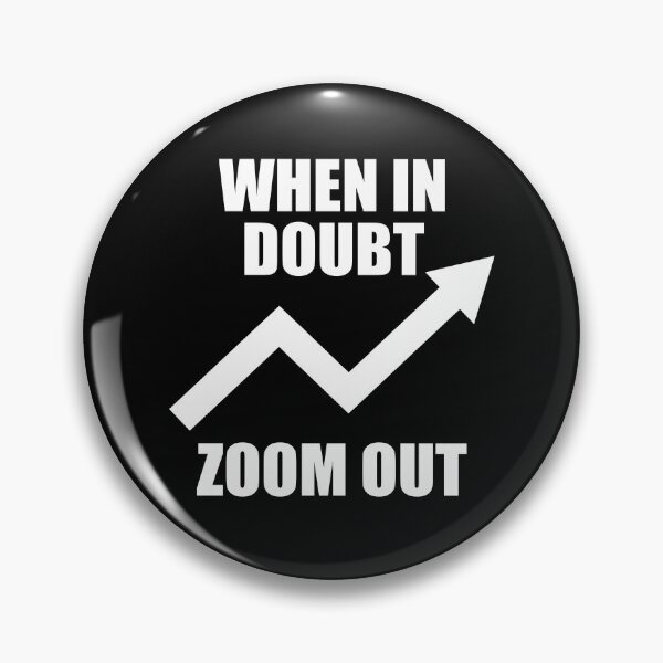 Item preview, When in Doubt Zoom Out Crypto designed and sold by JustCreativity.