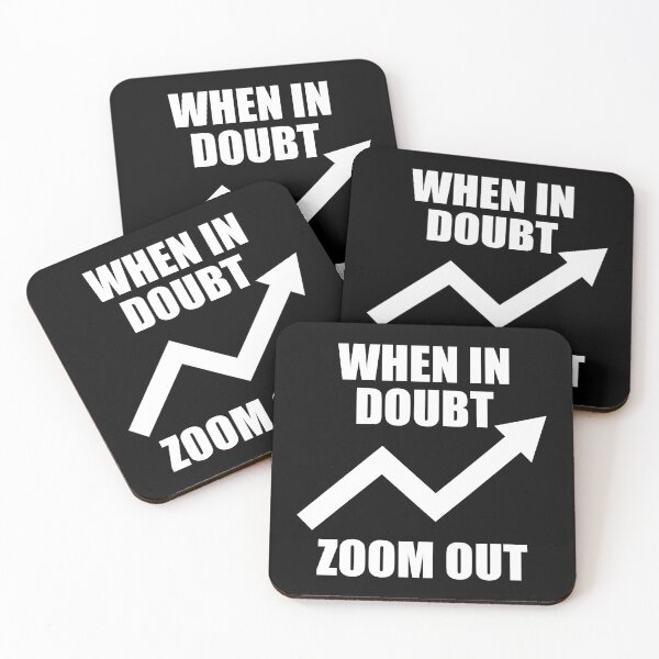 Item preview, When in Doubt Zoom Out Crypto designed and sold by JustCreativity.