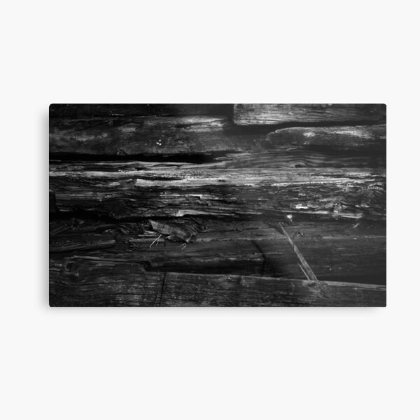 Old Wood Metal Print