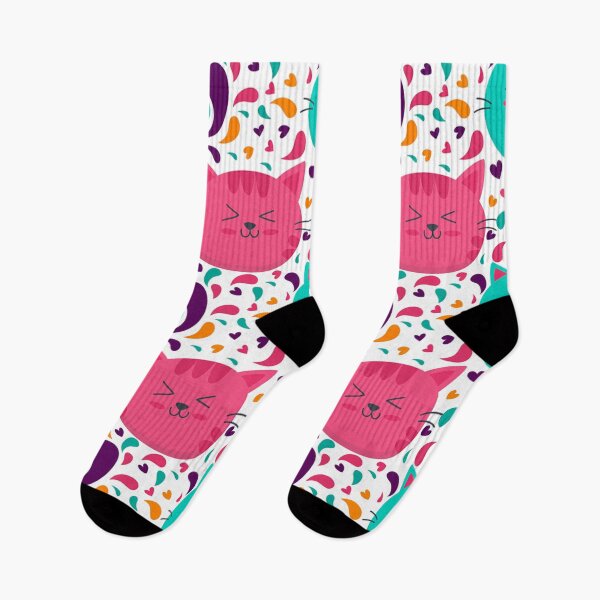 Item preview, Cute Cat Pattern designed and sold by Fine Art California.