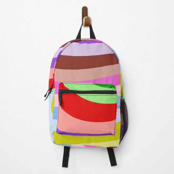 Item preview, Pastel Multicolored Wavey Stripes Abstract Design designed and sold by patternsoup.
