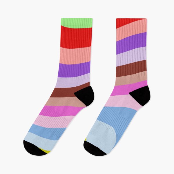 Item preview, Pastel Multicolored Wavey Stripes Abstract Design designed and sold by patternsoup.