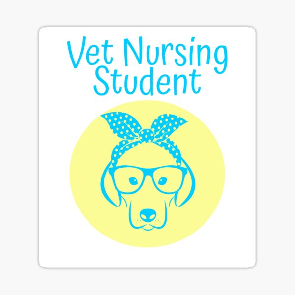 "Vet Nursing Student Dog" Sticker for Sale by MiloHarris Redbubble