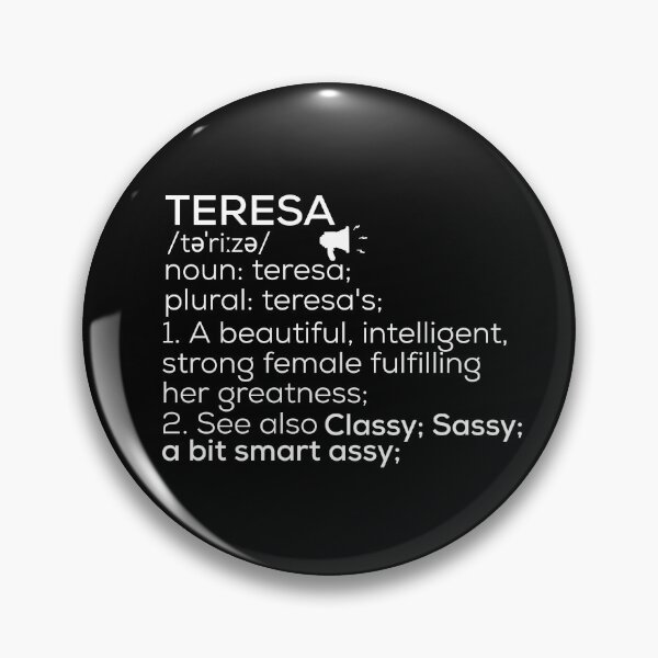 Item preview, Teresa Name Definition designed and sold by Teelogic.