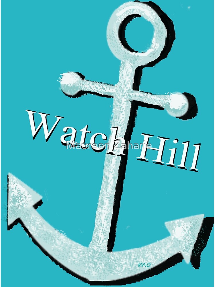 "Watch Hill Anchor" Poster by Mobooksnart Redbubble