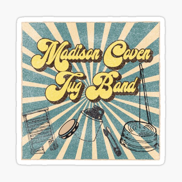 Madison Coven Jug Band Rust Red Sticker