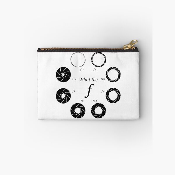 Item preview, What the f - Camera Lens Aperture Roundel f1.4 to f16 (On White) designed and sold by STUDIO-72.