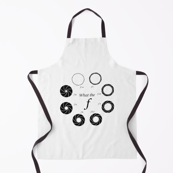 Item preview, What the f - Camera Lens Aperture Roundel f1.4 to f16 (On White) designed and sold by STUDIO-72.