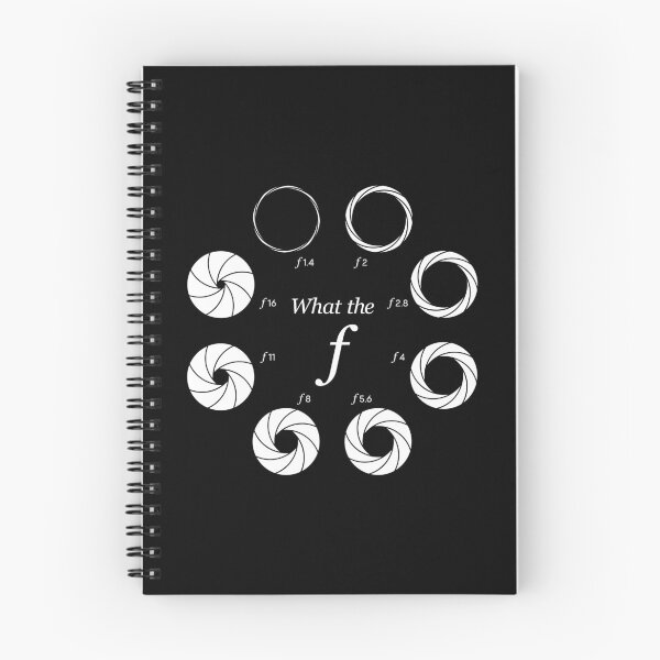 Item preview, What the f - Camera Lens Aperture Roundel f1.4 to f16 (On Black) designed and sold by STUDIO-72.